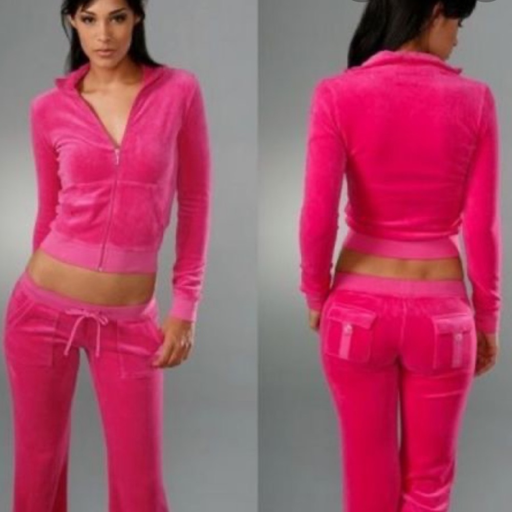 Juicy Couture Hot Pink Track Suit